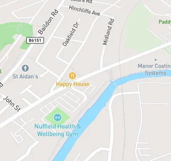 map for Nuffield Health Cafe