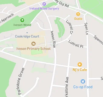 map for Iveson Primary School