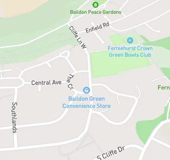 map for Baildon Green Convenience Store