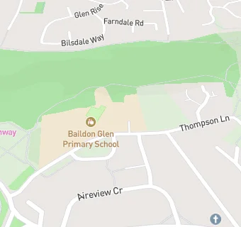 map for Glenaire Primary School