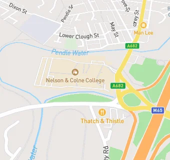 map for Nelson and Colne College