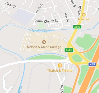 map for Nelson And Colne College - Kitchen