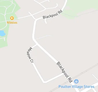 map for Poulton Village Store