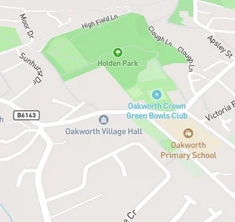 map for Oakworth Social Club (Bar Only)