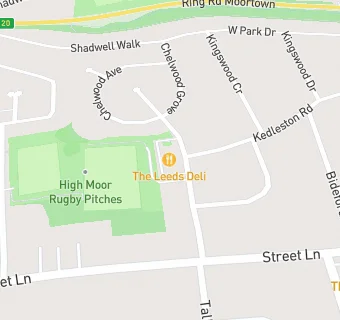 map for Roundhegians Rugby Football Club Ltd