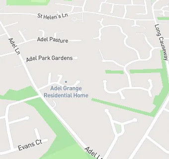 map for Adel Grange Residential Home