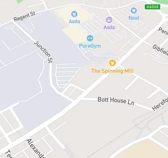 map for Colne Service Station