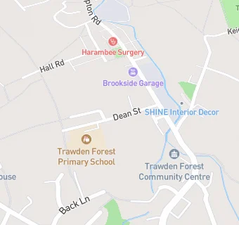 map for Trawden County Primary School