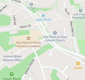 map for Ireland Wood & Horsforth Medical Practice