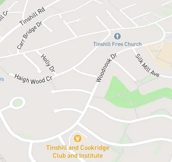 map for Tinshill And Cookridge Club And Institute