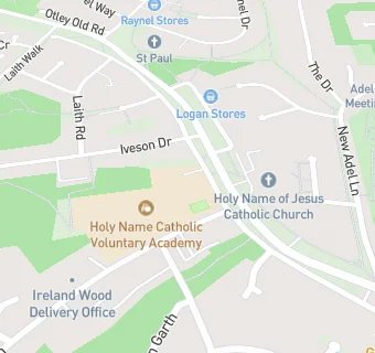 map for Holy Name Catholic Primary School