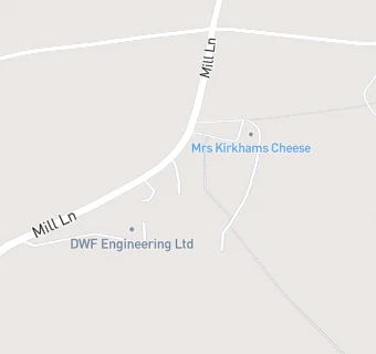 map for Mrs Kirkhams Lancs Cheese Stall