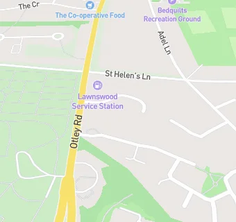 map for Greggs Lawnswood