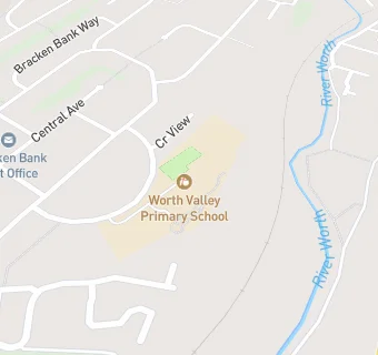 map for Worth Valley Primary School