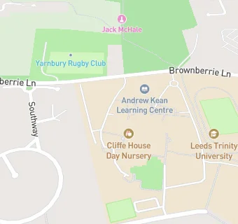 map for Leeds Trinity University