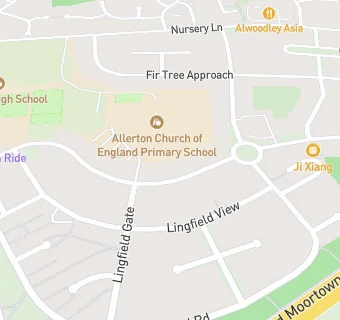 map for Catering Leeds  (Allerton C Of E Primary)