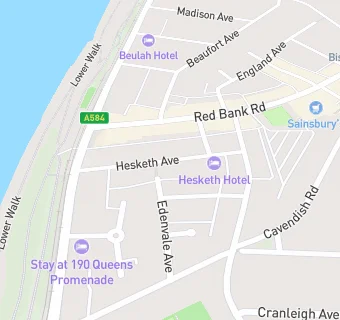 map for Hesketh Hotel