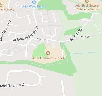 map for Adel Primary School