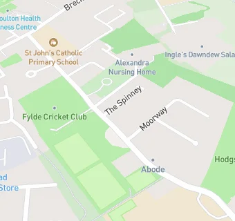 map for Fylde Cricket Club