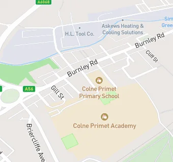 map for Primet County Infant School