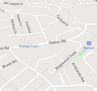 map for Grange Court Residential Home