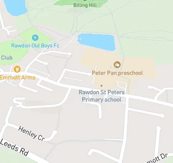 map for Catering Leeds (Rawdon St Peters C Of E Primary)