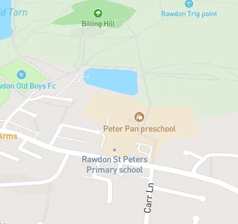 map for Rawdon St Peter's Church of England Voluntary Controlled Primary School