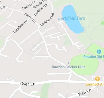 map for Rawdon Cricket Club