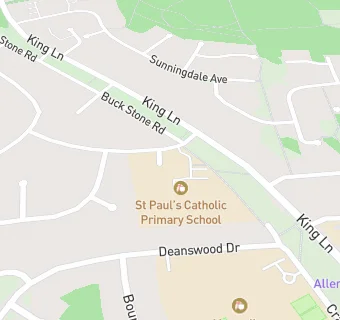 map for St Pauls Catholic Primary