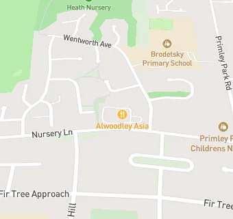 map for Alwoodley Co-Op