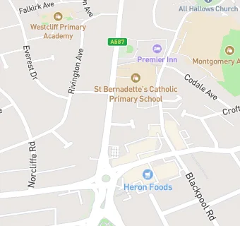 map for Fiveways Garage