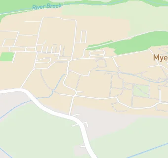 map for Myerscough College