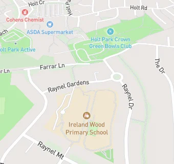 map for Ireland Wood First School