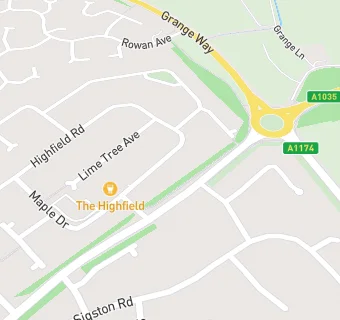 map for The Highfield