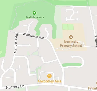 map for Brodetsky Primary School