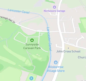 map for Bilsborrow John Cross Church of England Primary School