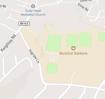 map for FM Catering Services at Beckfoot Oakbank Academy