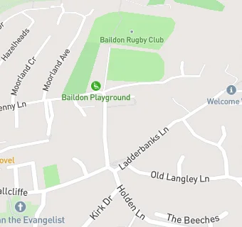 map for Baildon Rugby And Cricket Club