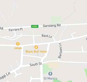 map for The Black Bull Hotel