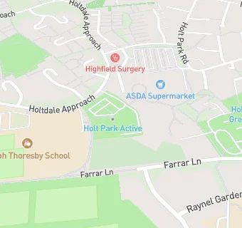 map for Holt Park Leisure Cafe Bar