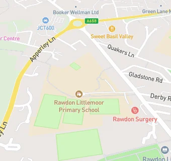 map for Rawdon Littlemoor Primary School