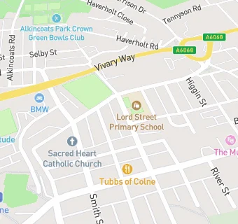 map for Lord Street Out Of School Club