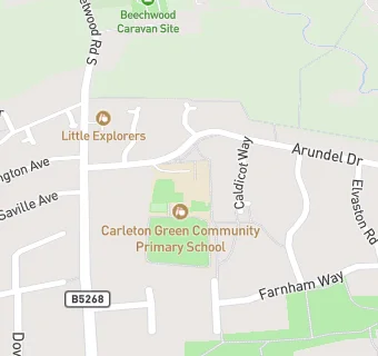 map for Carleton Green Community Primary School