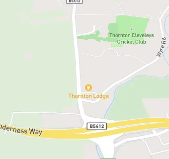 map for Thornton Lodge