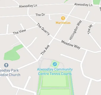 map for Alwoodley Community Centre