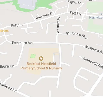 map for Nessfield Primary School