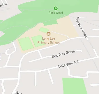 map for Long Lee Primary School