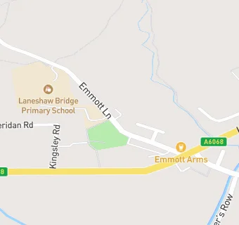 map for Laneshaw Bridge Primary