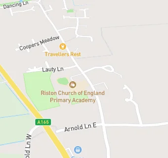 map for Riston Church of England Primary Academy