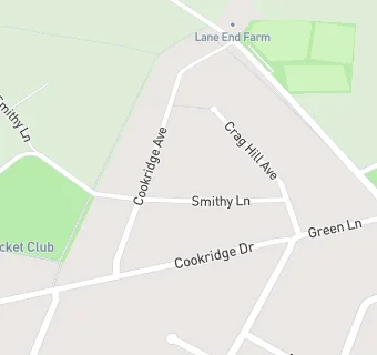 map for Cookridge Cricket Club